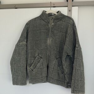 Forever 21 Quilted Zip-Up Jacket